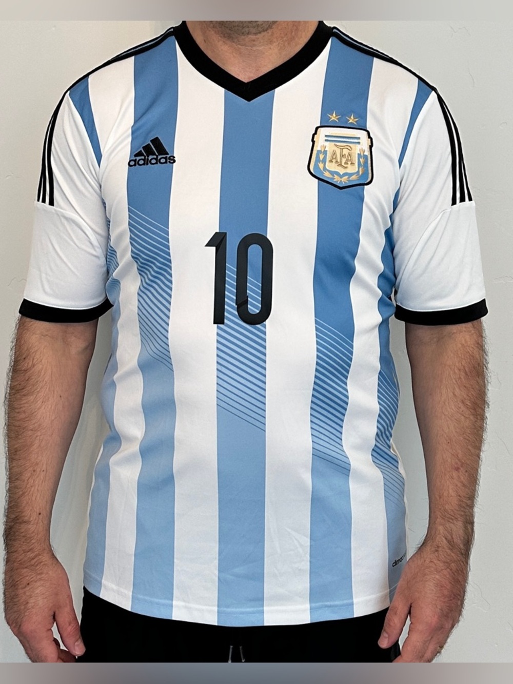 adidas Argentina Men’s Soccer Leo Messi #10 2014 FIFA World Cup Jersey Futbol